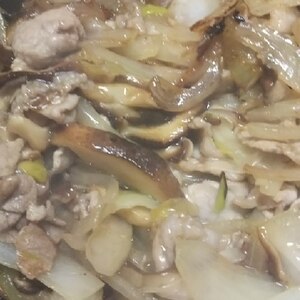 スタミナ付きます!　　「豚肉の塩ドレッシング炒め」